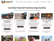 Tablet Screenshot of franchisepanda.com